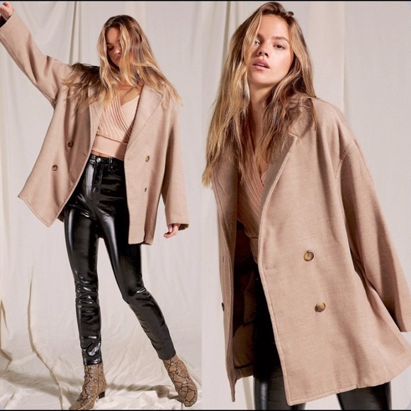 NWT Free People Hannah Soft Slouchy Blazer Jacket - Picture 2 of 10